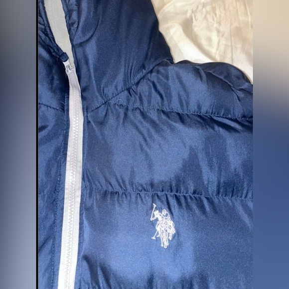 Polo puffer jacket with warm fleece lining - Picture 3 of 10